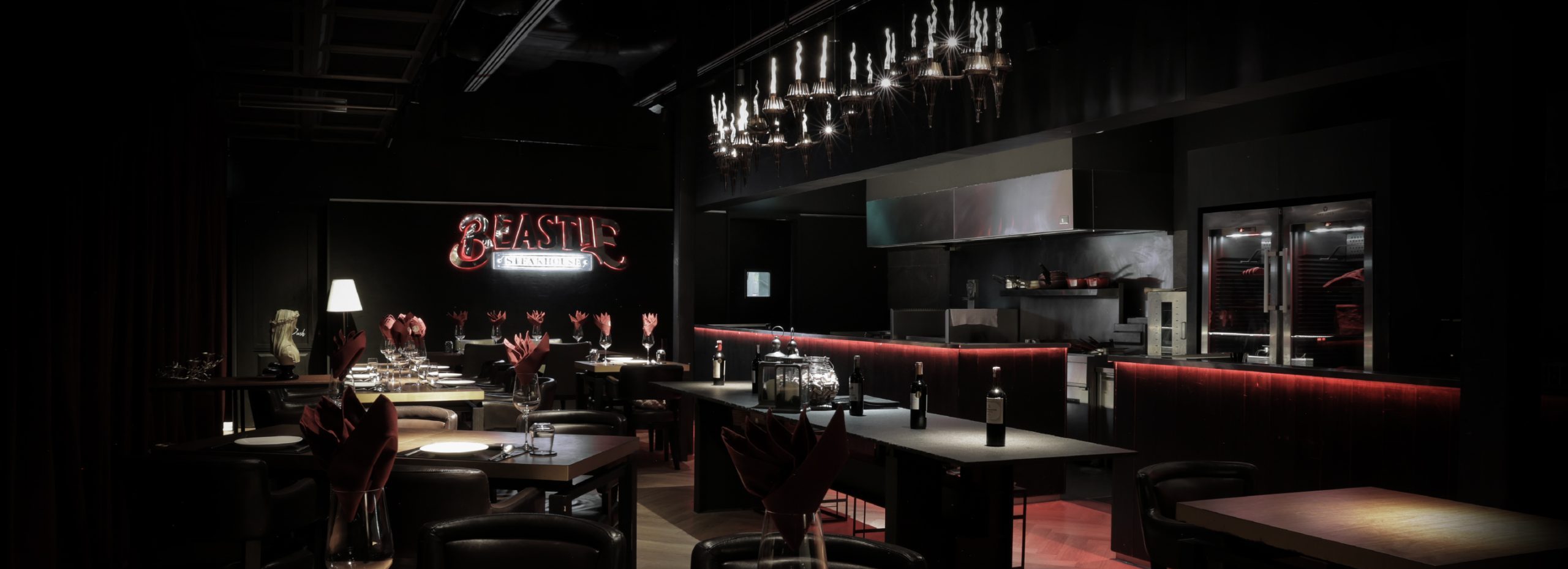 Beastie BKK Open Kitchen Dining Area